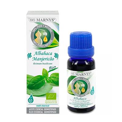 Aceite esencial alimentario de albahaca BIO 15ml MARNYS