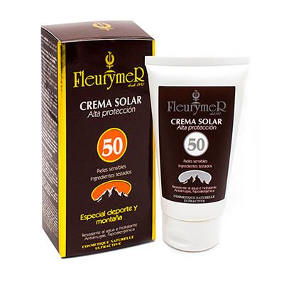 Crema solar facial SPF-50 montaña FLEURYMER