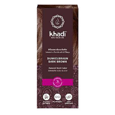 Tinte herbal castaño oscuro 100g KHADI