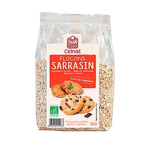 Copos de trigo sarraceno BIO 350g CELNAT