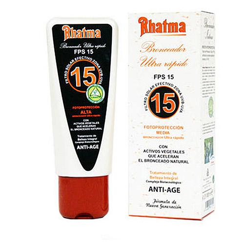 Bronceador ultra rápido SPF15 200ml RHATMA