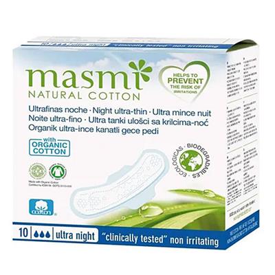 Compresas natural ultra noche 10uds MASMI