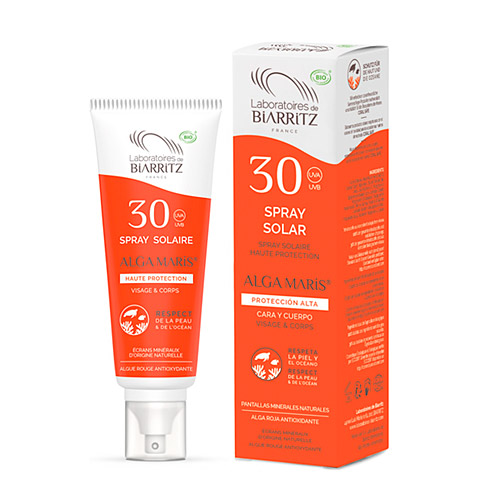 Spray protección solar SPF30 cara y cuerpo 100ml BIARRITZ