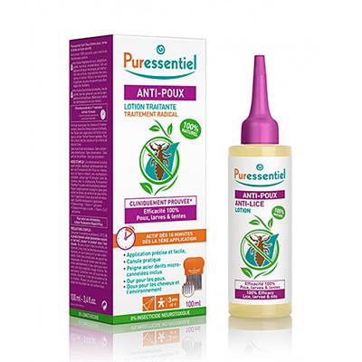 Pack loción+peine piojos 100ml PURESSENTIAL