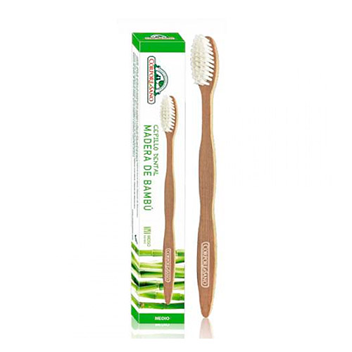 Cepillo dental medium madera de Bambú CORPORE SANO