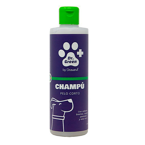 Champú para mascotas con pelo corto 250ml DR GREEN