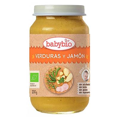 Potito de jamón 200g BABYBIO