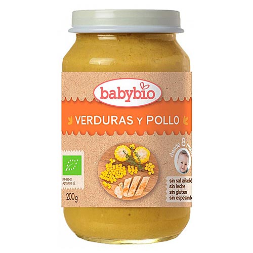 Potito de pollo 200g BABYBIO