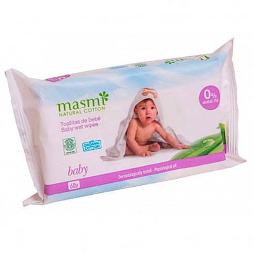 Toallitas húmedas de bebé 60uds MASMI