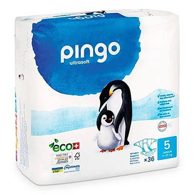 Pañales T5 12-25 Kg BIO 36uds PINGO