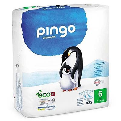 Pañales T6 15-30 Kg BIO 32uds PINGO