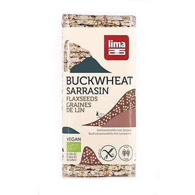 Tortas de sarraceno con linaza BIO 130g LIMA