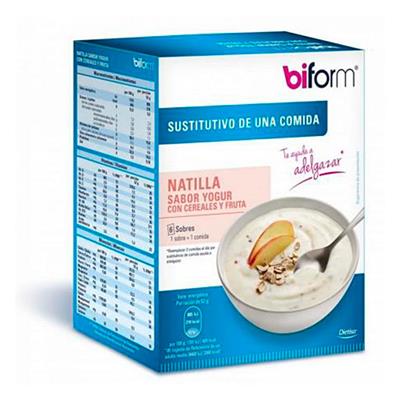 Crema yogur cereales 6 sobres BIFORM