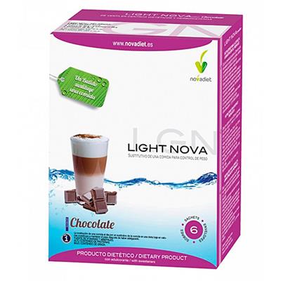 Light nova de chocolate 6 sobres NOVADIET