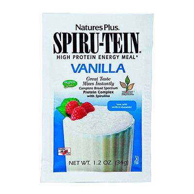 Spiru-Tein sobre vainilla 34g (8 sobres) NATURES PLUS