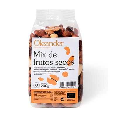 Mix de frutos secos BIO 200g OLEANDER