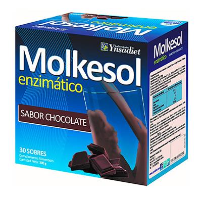 Molkesol (suero de leche) sabor chocolate 30 sobres YNSADIET