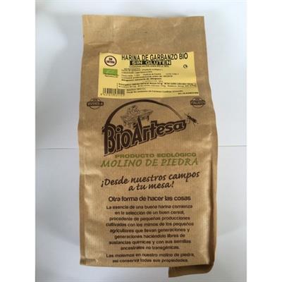 Harina de garbanzo sin gluten BIO 1kg BIOARTESA