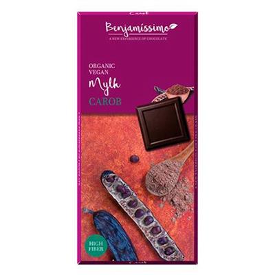 Chocolate de algarroba con leche sin gluten BIO 70g BENJASSISIMO
