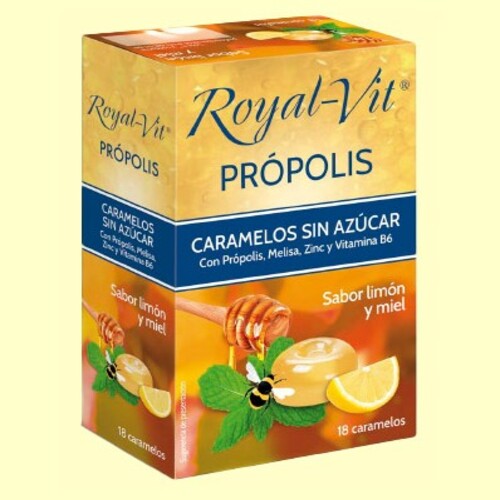 Caramelos de própolis limón sin azúcar 18unid DIELISA