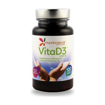 VitaD3 4000UI 120 perlas MUNDONATURAL
