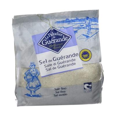 Sal de Guerande fina en bolsa 500g SOLNATURAL