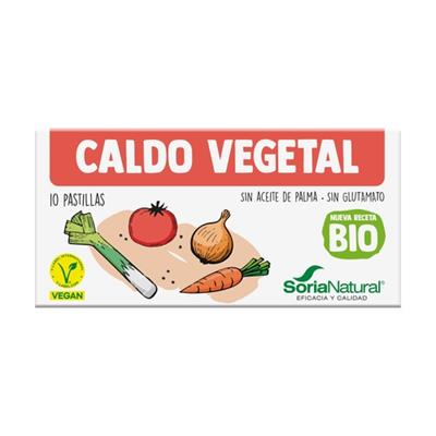 Caldo vegetal sin palma 12 pastillas SORIA NATURAL
