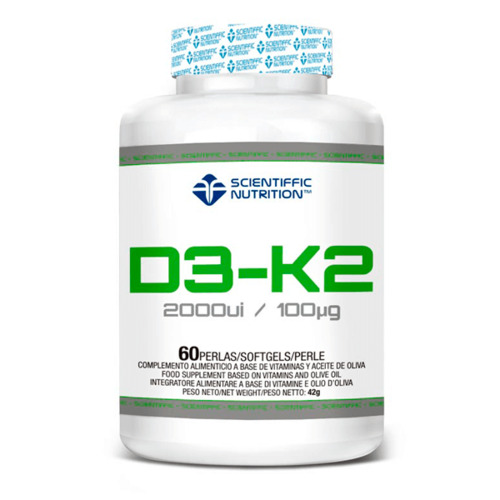 Vitamina D3-k2 60 perlas SCIENTIFFIC NUTRITION