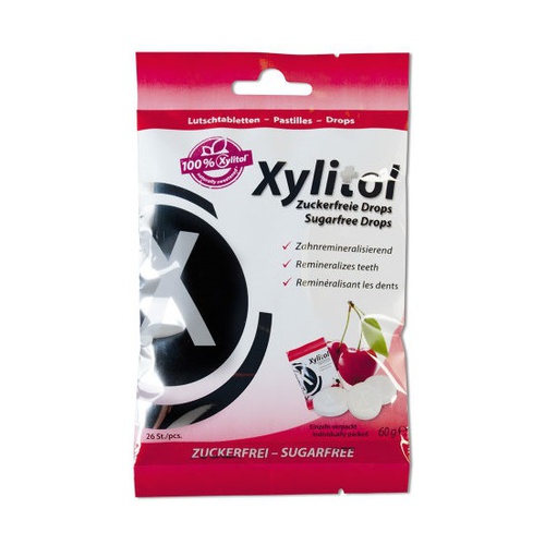 Caramelos cereza sin gluten sin azúcar 60g MIRADENT
