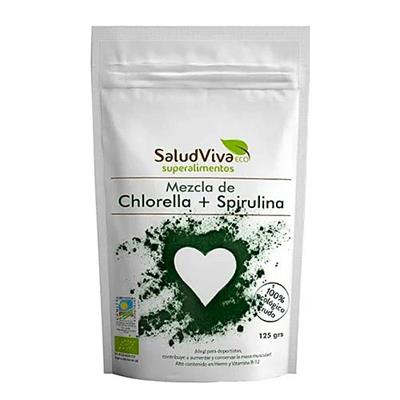 Chlorella con spirulina 125g SALUDVIVA