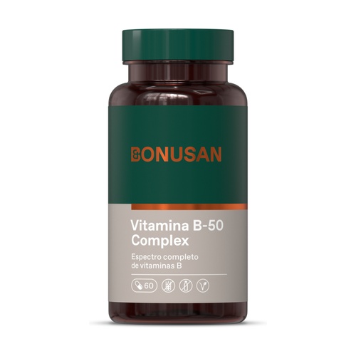 Vitamina B-50 complejo 60caps BONUSAN