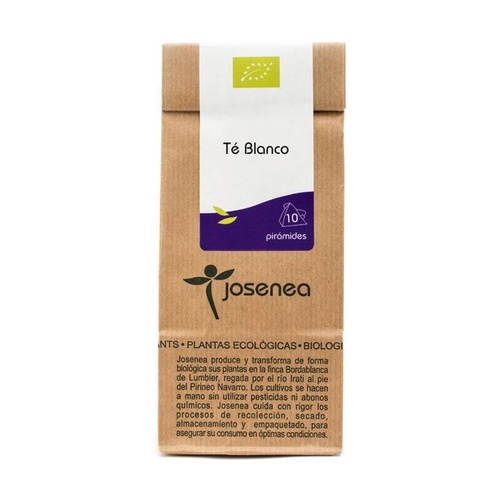 Té blanco BIO 10 pirámides JOSENEA