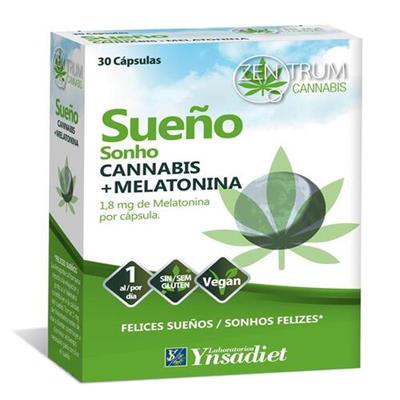Sueño cannabis+melatonina 30caps YNSADIET