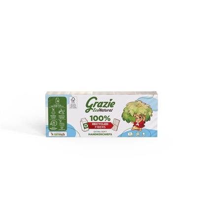 Pañuelos de bolsillo 10ud ECONATURAL