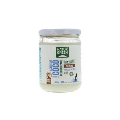 Aceite de coco desodorizado BIO 400g NATURGREEN