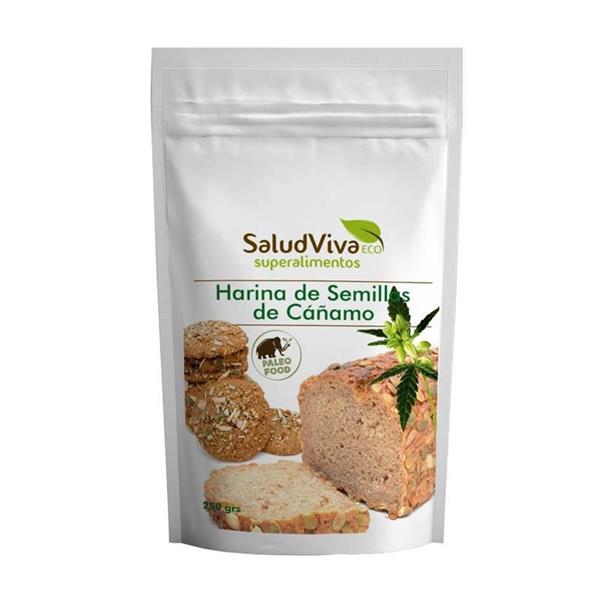 Harina de semillas de cáñamo 250g SALUDVIVA