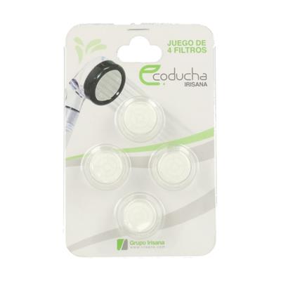 Filtros de ducha eco ducha 4unid IRISANA