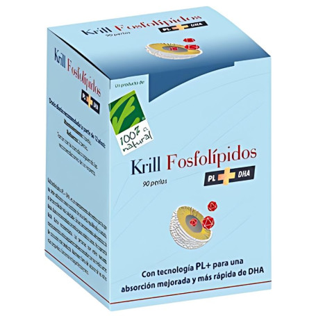 Krill fosfolípidos 90 perlas 100%NATURAL