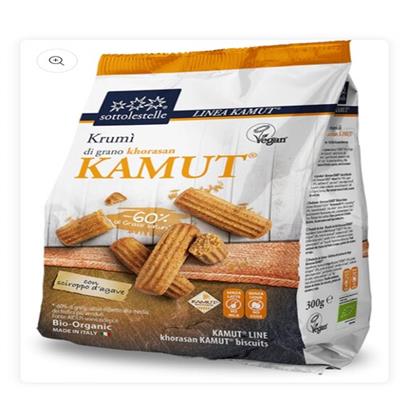 Galletas Kamut Krumi sin lactosa BIO250g SOTTOLESTELLE