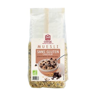Muesli chocolate sin gluten BIO 375g CELNAT