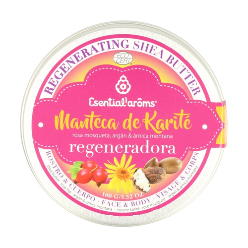 Manteca de Karité regeneradora BIO 100ml ESENTIAL AROMS