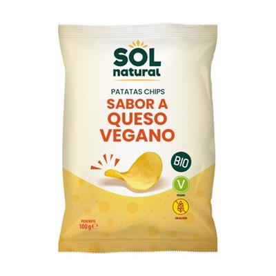 Patatas chips sabor queso BIO 65g SOLNATURAL