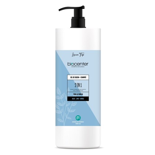 Gel de ducha y champú 2 en 1 BIO 1L BIOCENTER