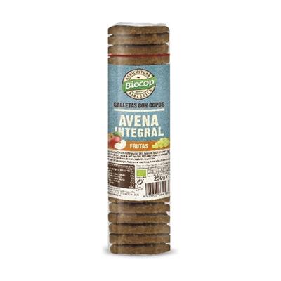 Galletas de avena integral con frutas BIO 250g BIOCOP