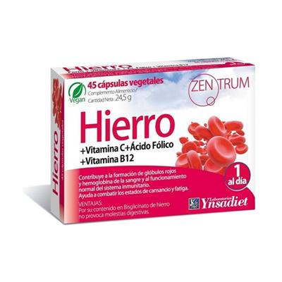 Hierro zentrum 45caps YNSADIET