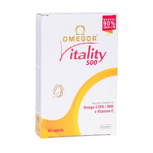 Omegor Vitality 500 60caps NUTRACEUTICALS