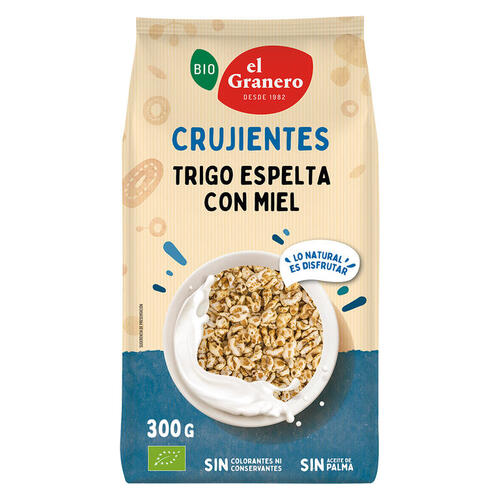Trigo espelta con miel hinchada BIO 300g EL GRANERO