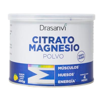 Magnesio citrato polvo sabor limón 200g DRASANVI