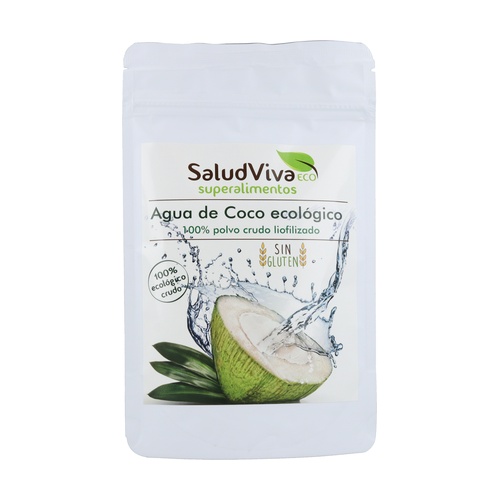 Agua de coco sin gluten BIO 100g SALUDVIVA