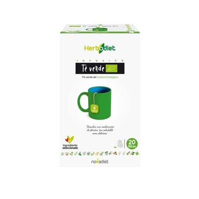 Té verde BIO 20 filtros NOVADIET